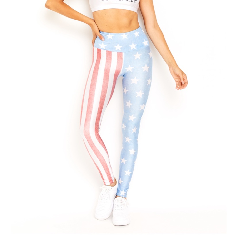 Goldsheep Vintage Flag Long Legging size M!